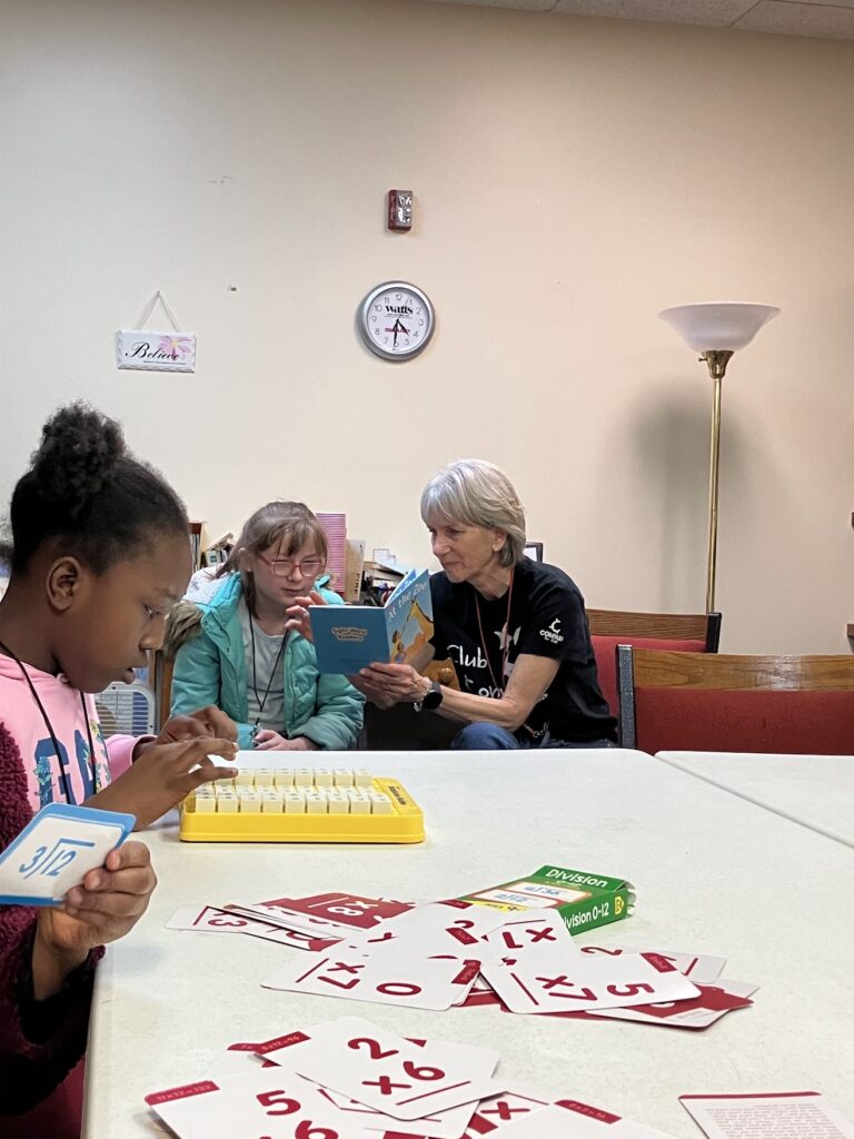 Volunteers at Club Compass Volunteers at Club Compass